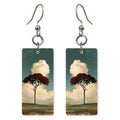 Cranberry Quiet Pride Earrings | FWX2161