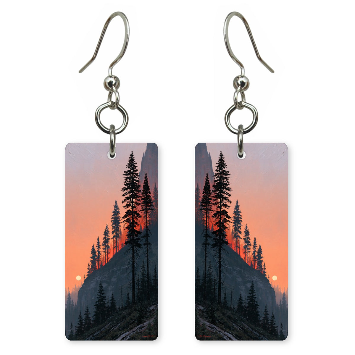 Apricot Slate Promise Earrings | FWX2163