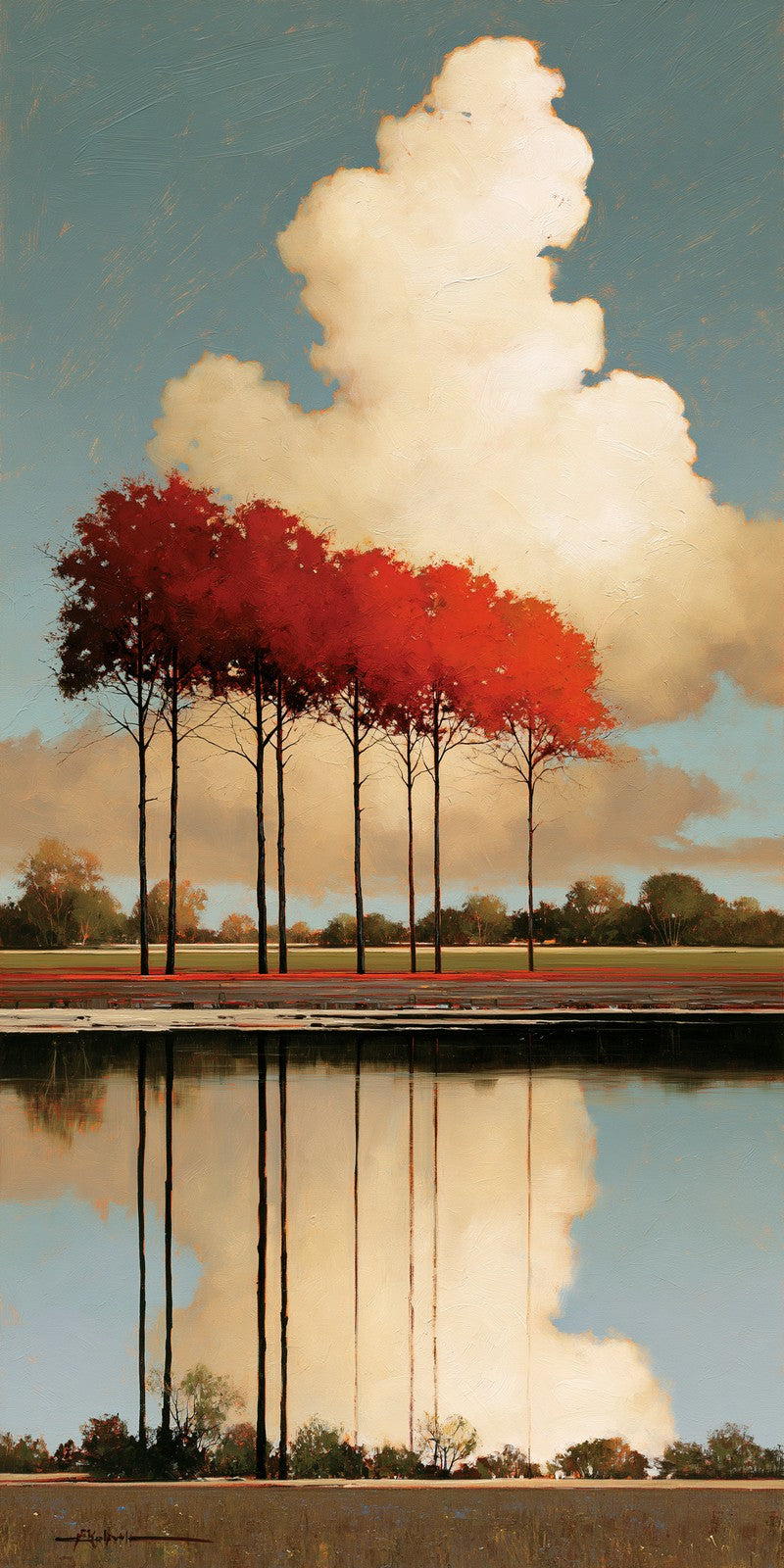 Red Grove Reflecting Earrings | FWX2168
