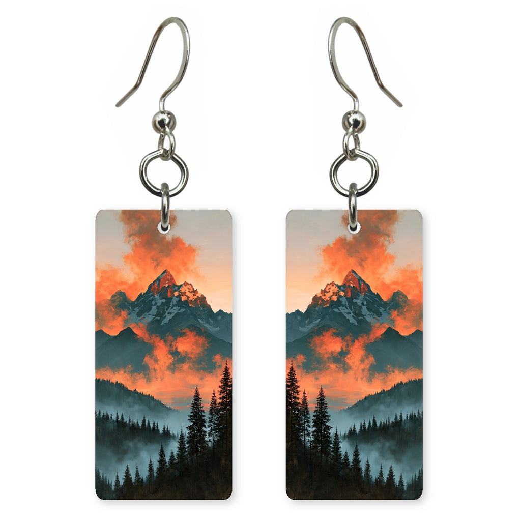 Coral Slate Aspiration Earrings | FWX2169