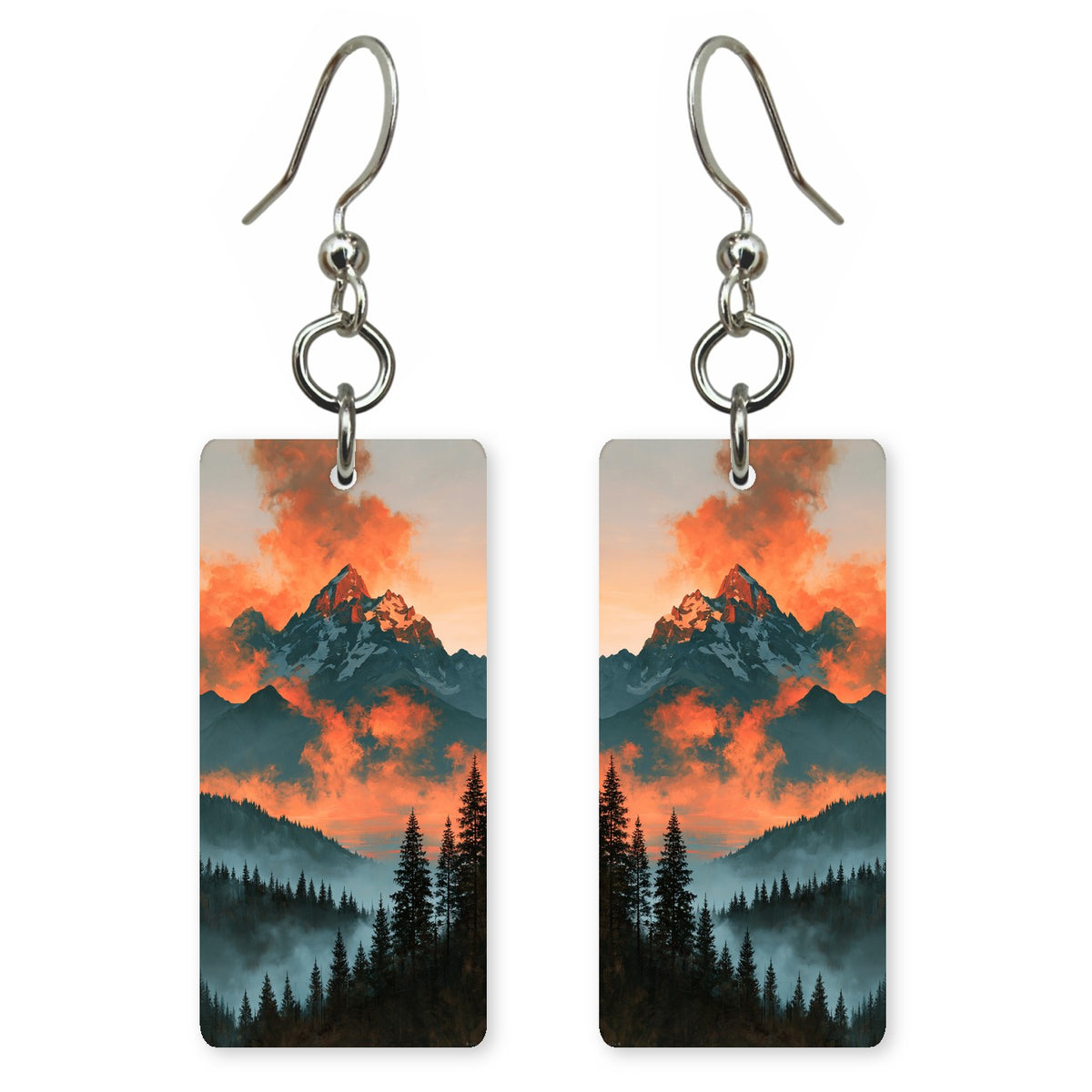 Coral Slate Aspiration Earrings | FWX2169