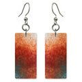 Rust Fade to Cream Earrings | FWX216