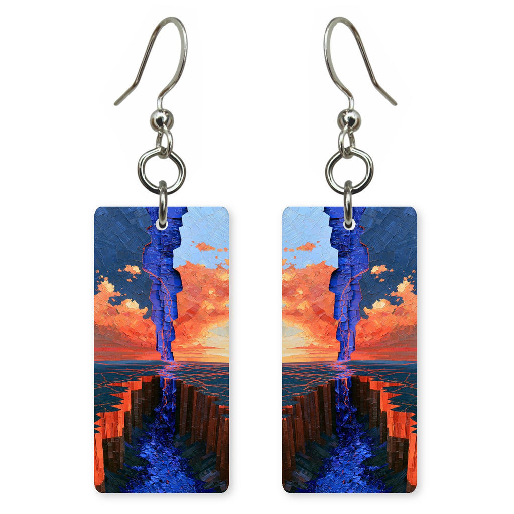 Cobalt Rupture Earrings | FWX2171