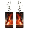 Molten Orange Wrath Earrings | FWX2176
