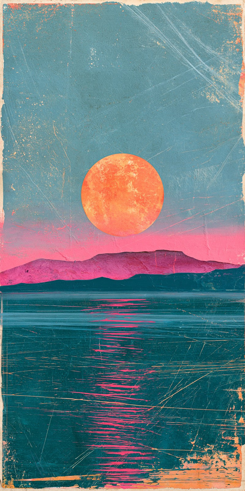 Teal Moonrise Romance Earrings | FWX2179