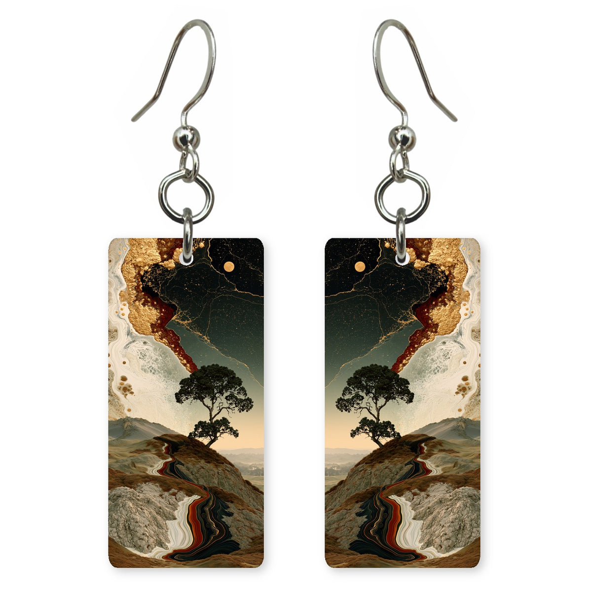 Gilded Night Perseverance Earrings | FWX2182