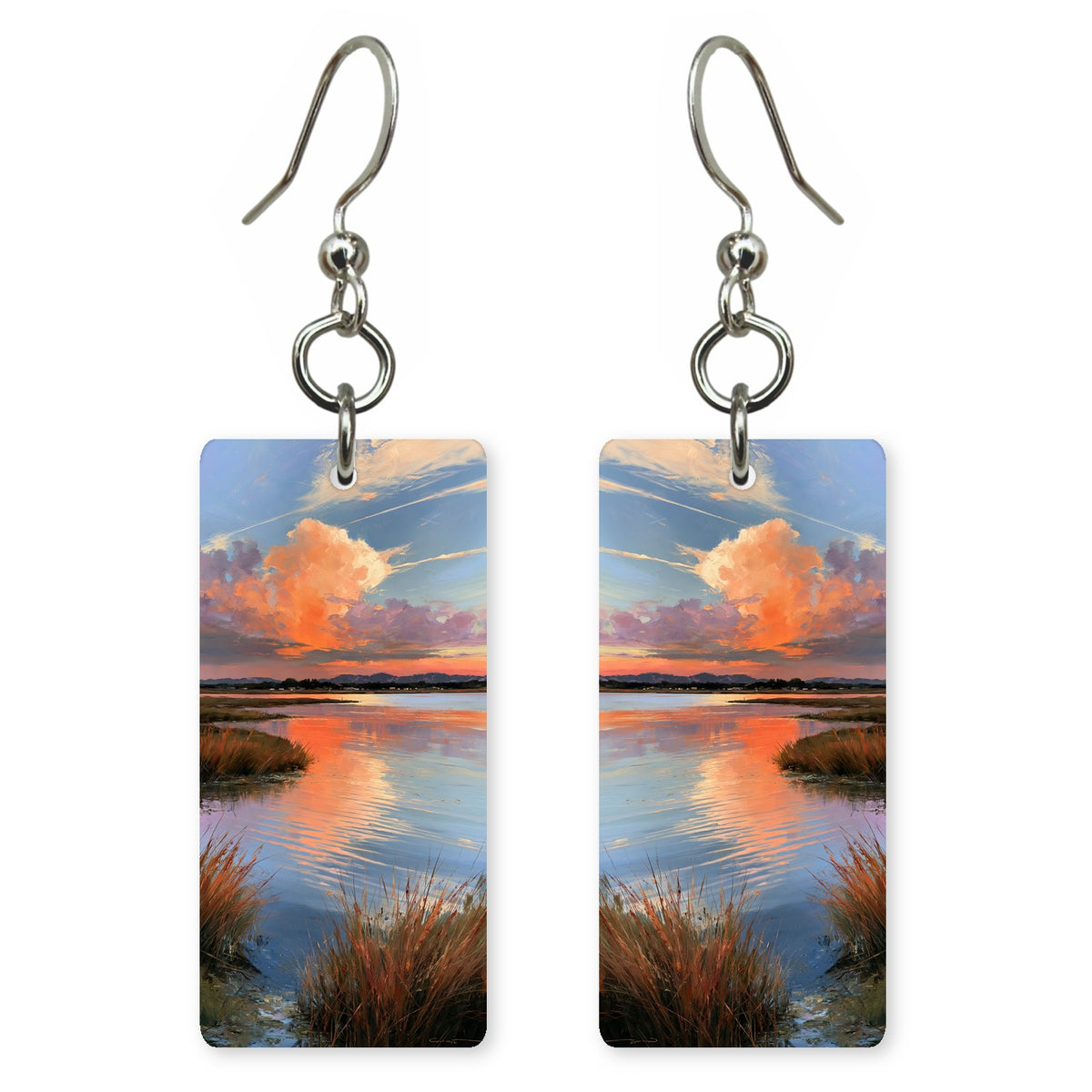 Peach Marsh Peace Earrings | FWX2188