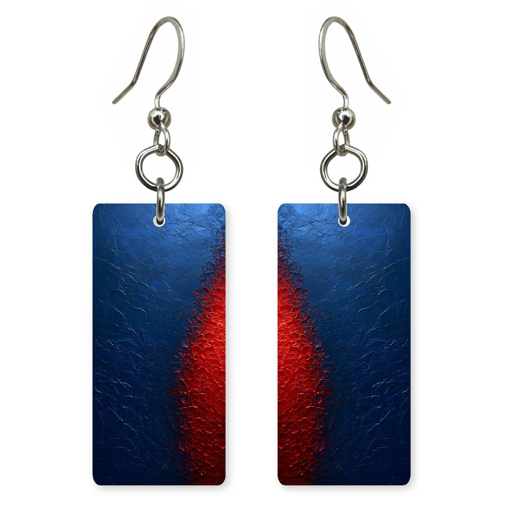 Navy Night Ruby Edge Earrings | FWX218