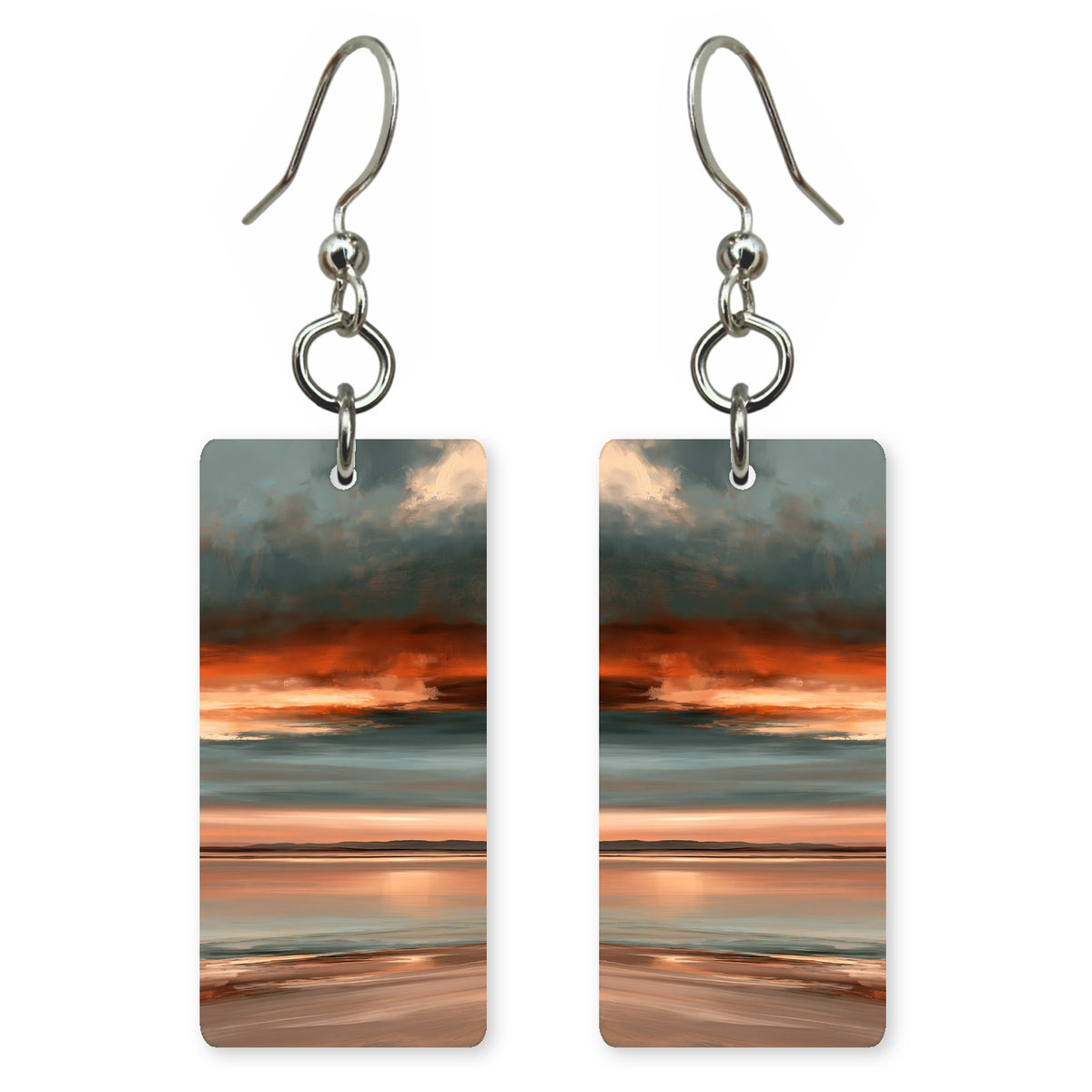 Slate Copper Uncertainty Earrings | FWX2195