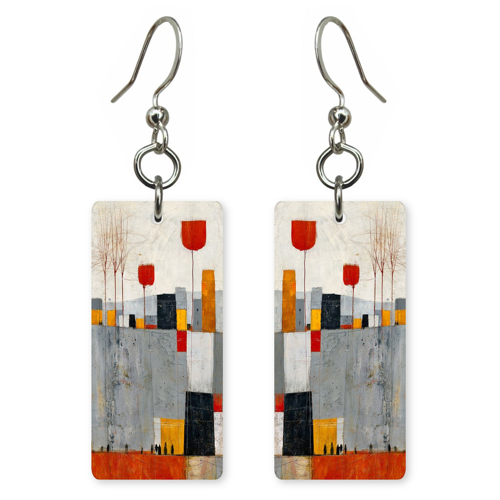 Mustard Sky Looking Up Earrings | FWX2199