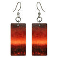 Crimson Smolder Rage Earrings | FWX2201