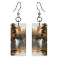 Rust Green Peace Earrings | FWX2203