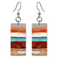 Bittersweet Rust and Teal Earrings | FWX2211