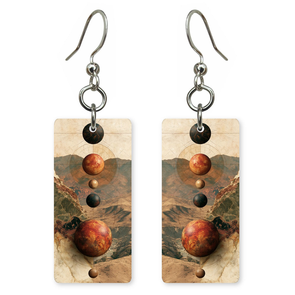 Terracotta Black Wonder Earrings | FWX2213