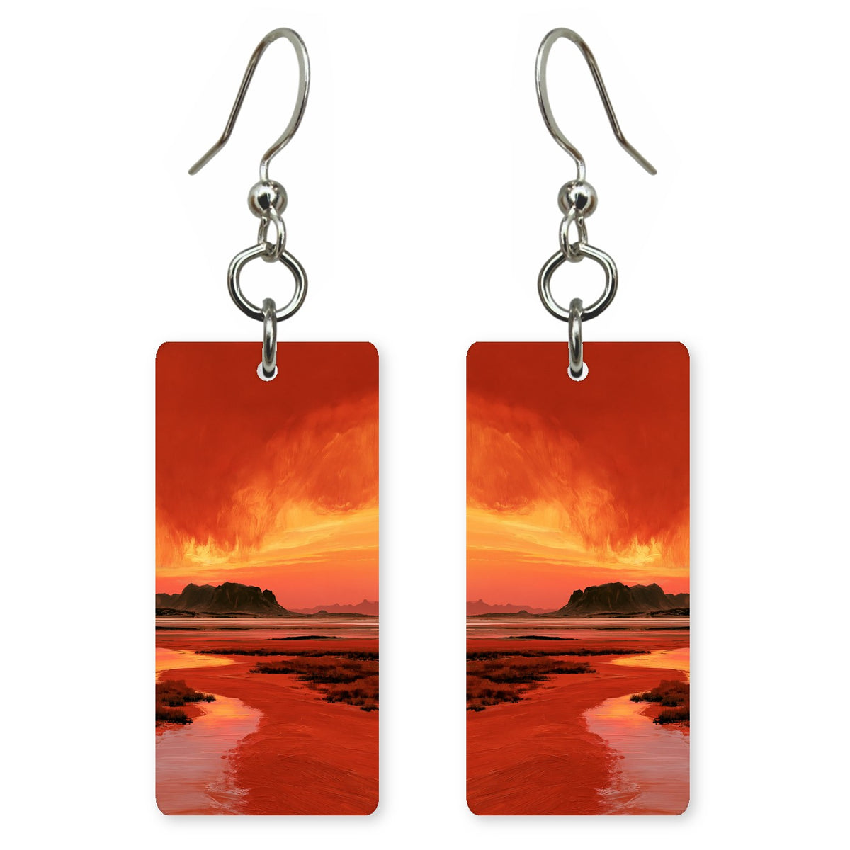 Vermilion Black Longing Earrings | FWX2219