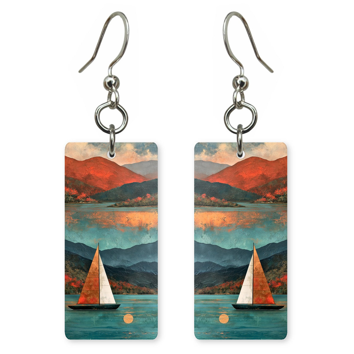 Teal Voyage Calling Earrings | FWX2222