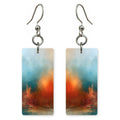 Teal Slow Burning Hope Earrings | FWX2224