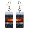 Coal and Rust Heaviness Earrings | FWX2225