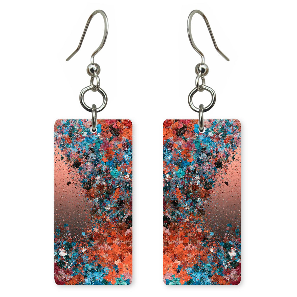 Coral Pulse Rising Earrings | FWX222