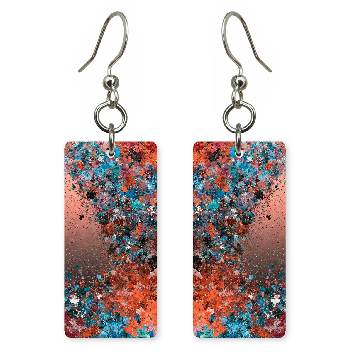 Coral Pulse Rising Earrings | FWX222