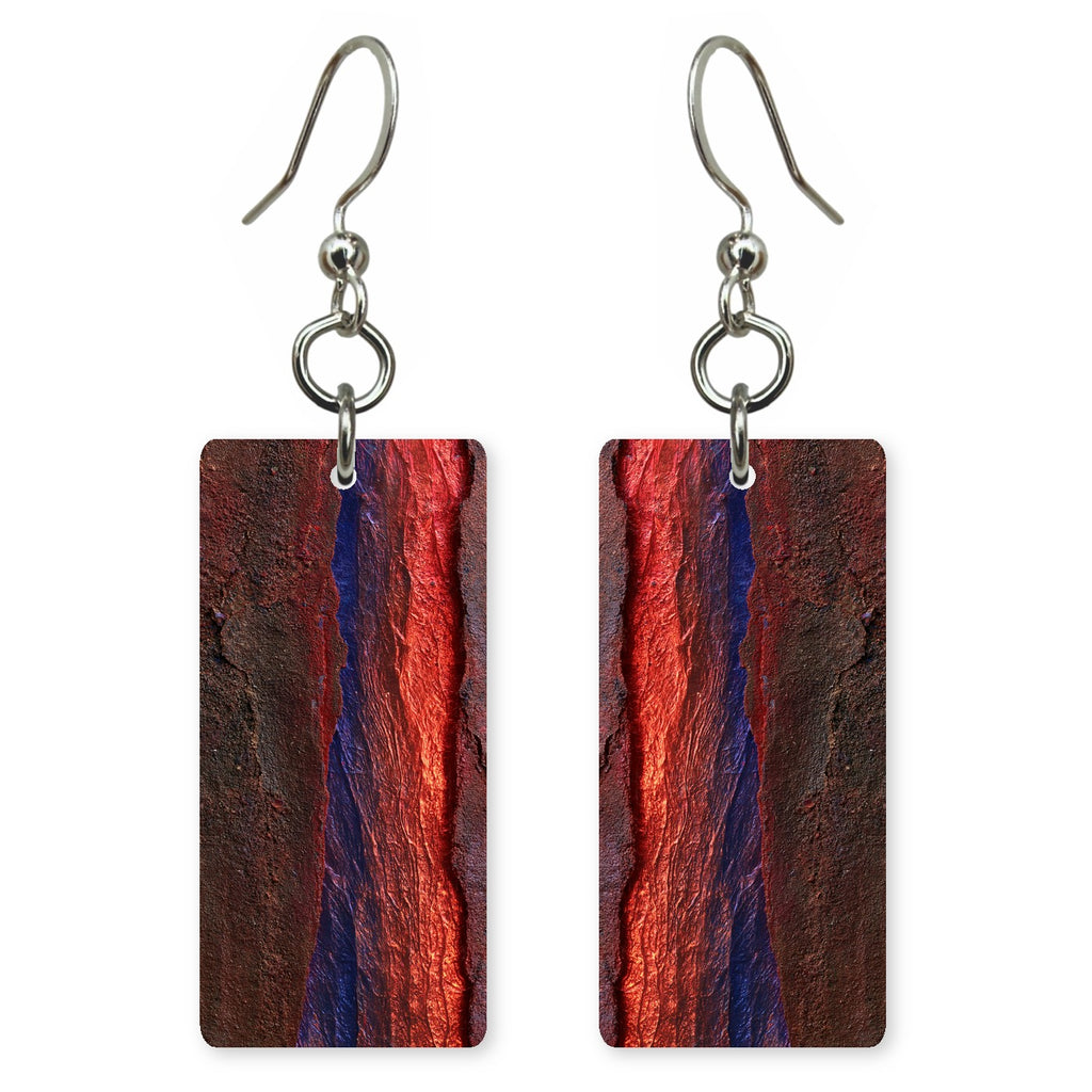 Crimson Weariness Earrings | FWX2233