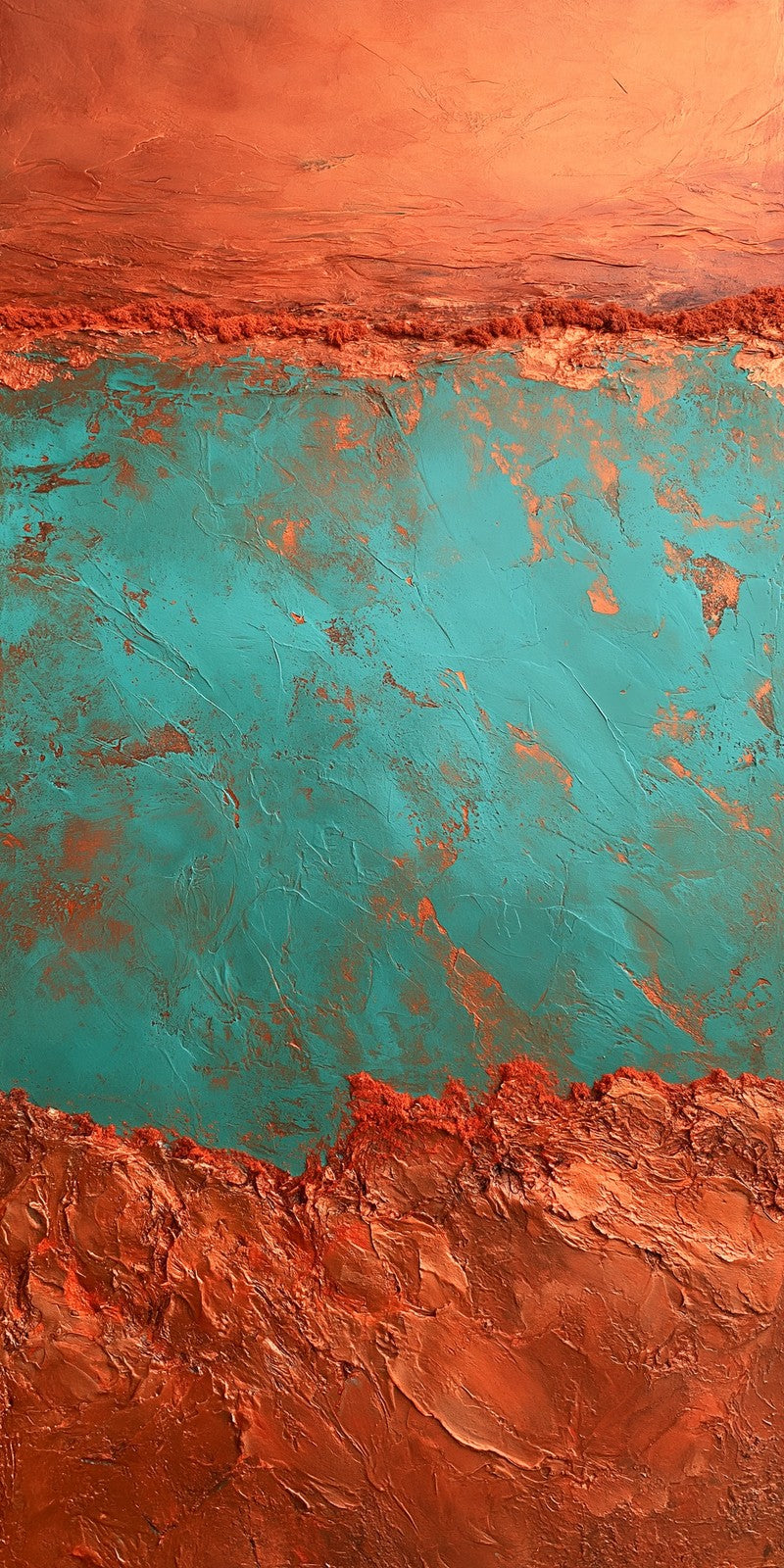 Verdigris Rust Ambivalence Earrings | FWX2234