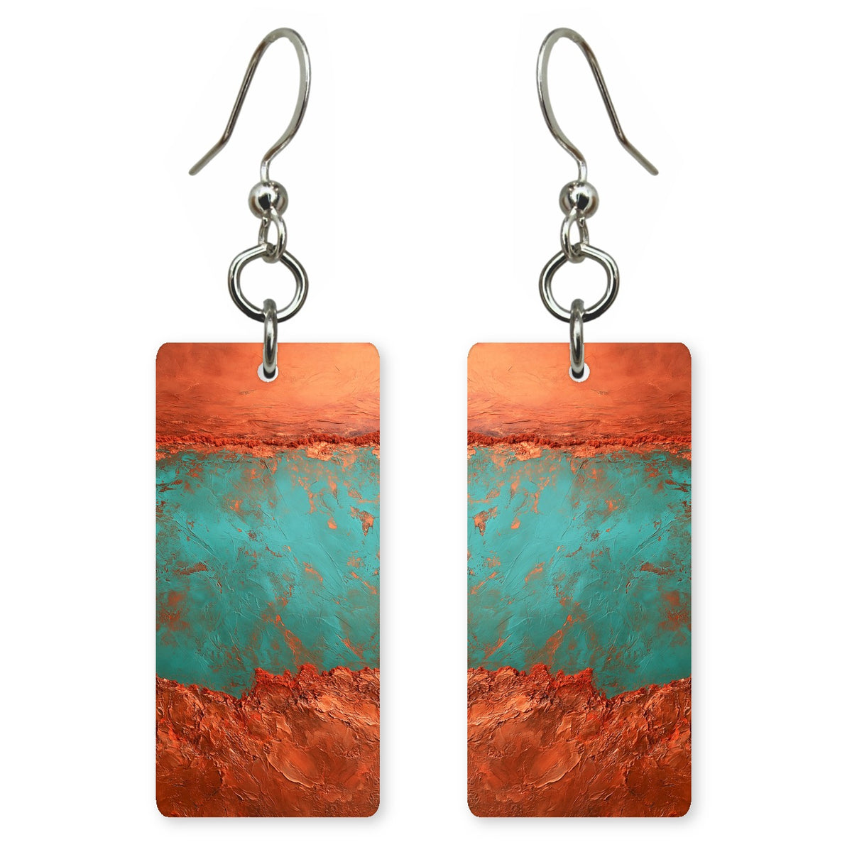 Verdigris Rust Ambivalence Earrings | FWX2234