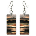 Obsidian Gold Dignity Earrings | FWX2235