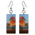 Orange Smoke Waiting Earrings | FWX2240