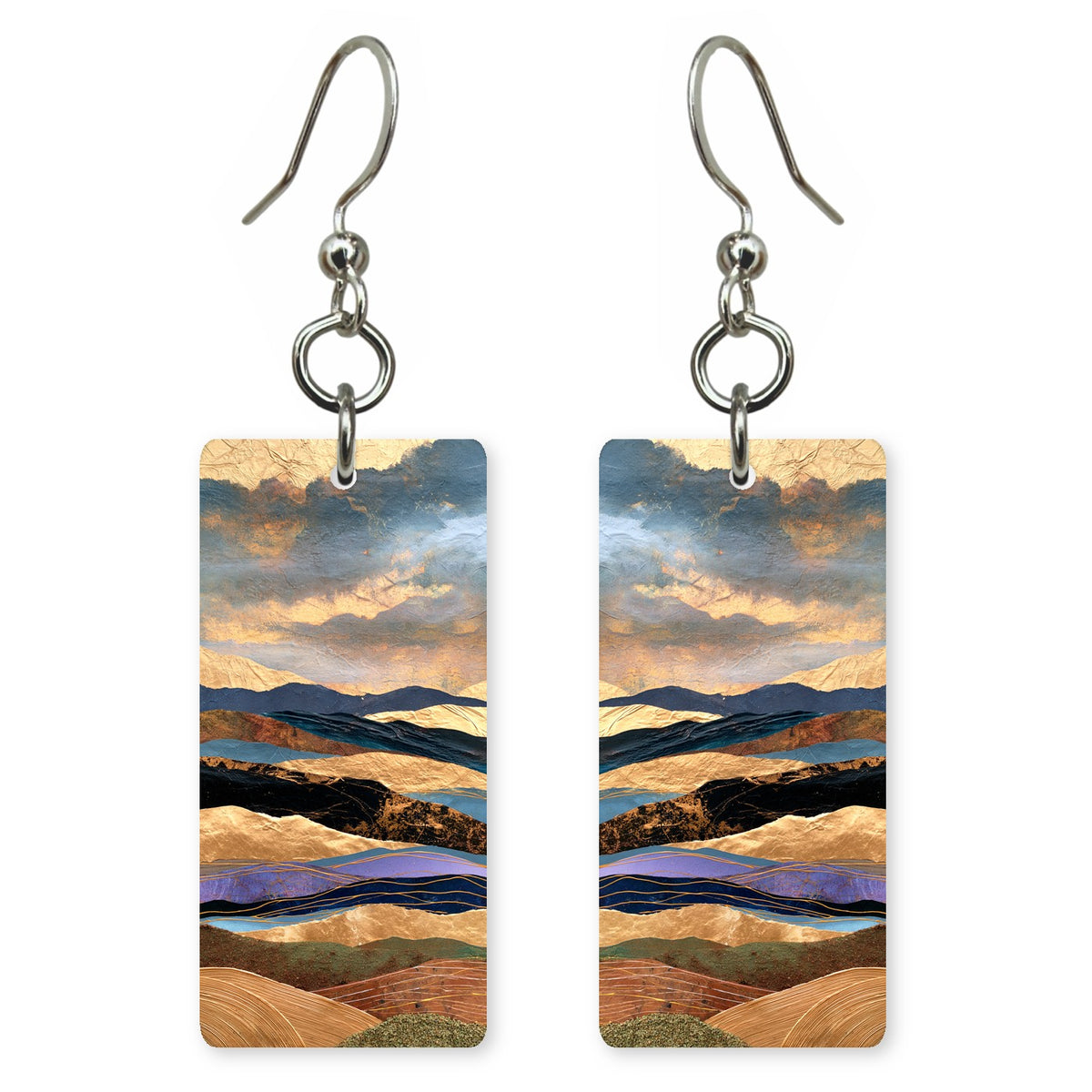 Gilded Indigo Appreciation Earrings | FWX2243