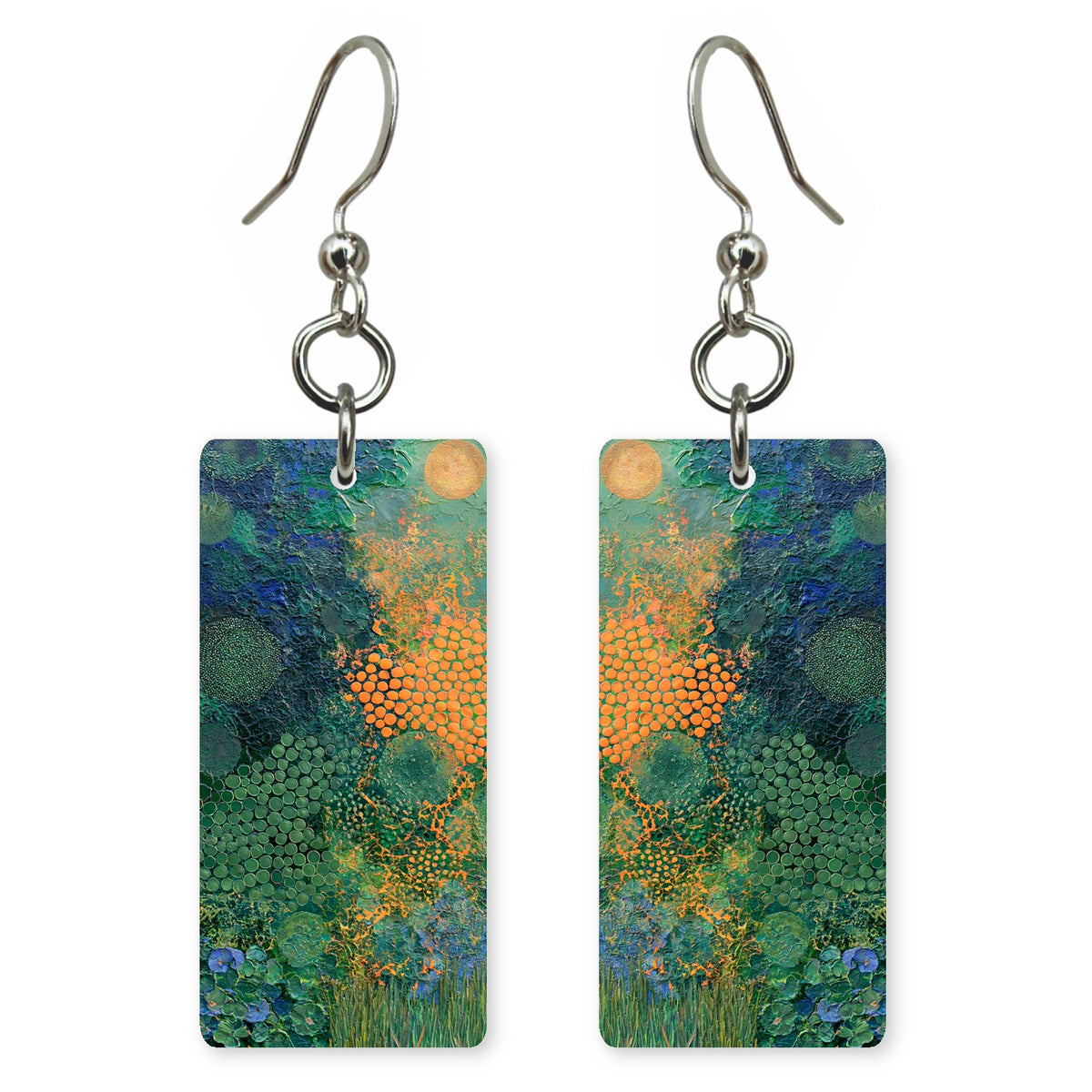 Moss Green Growth Earrings | FWX2244