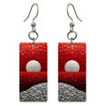 Silver Scarlet Stoicism Earrings | FWX2254