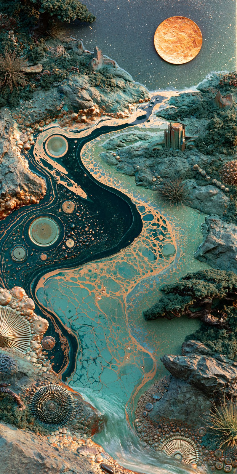 Copper Delta Wondering Earrings | FWX2258