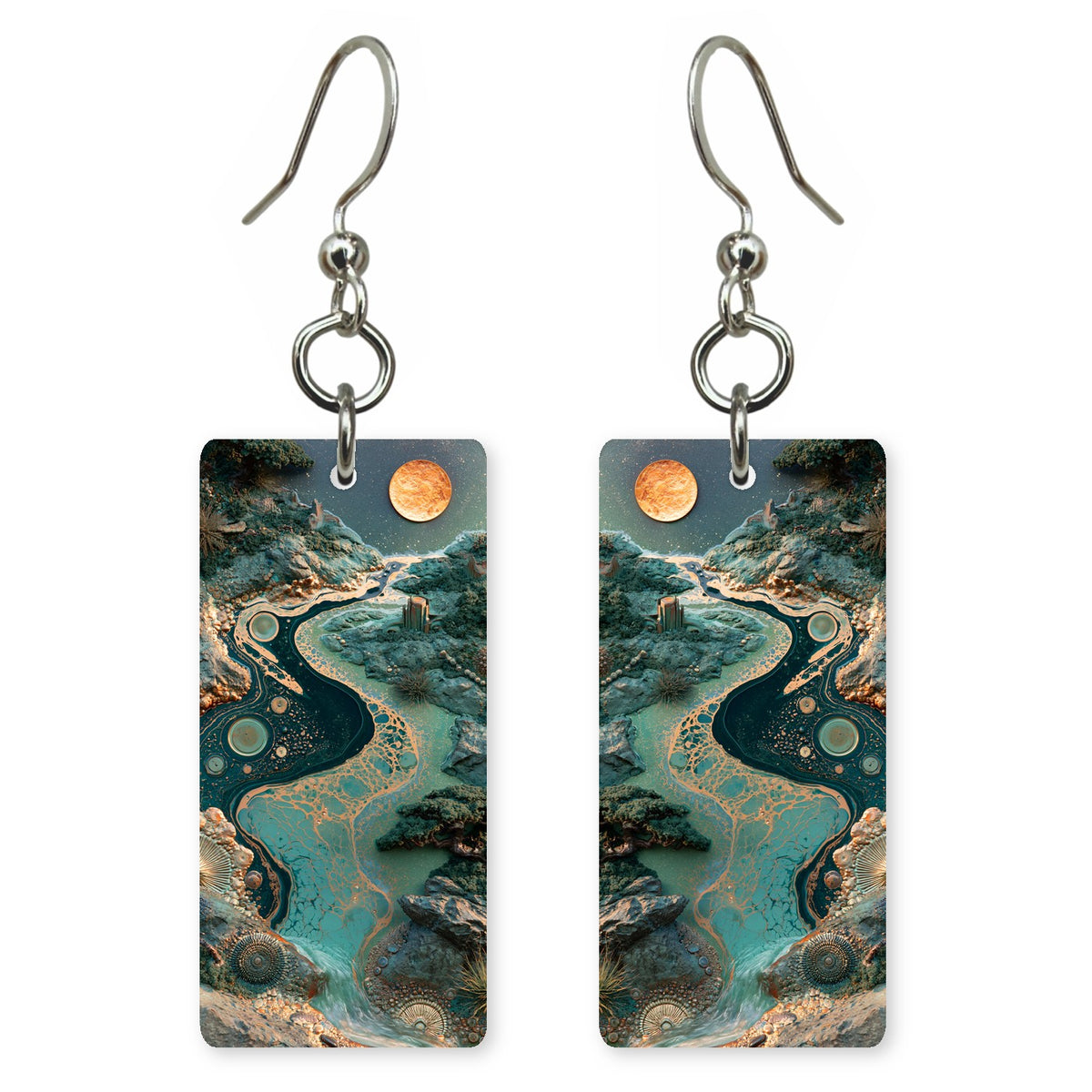 Copper Delta Wondering Earrings | FWX2258