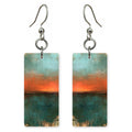 Teal Dusk Parting Earrings | FWX2265