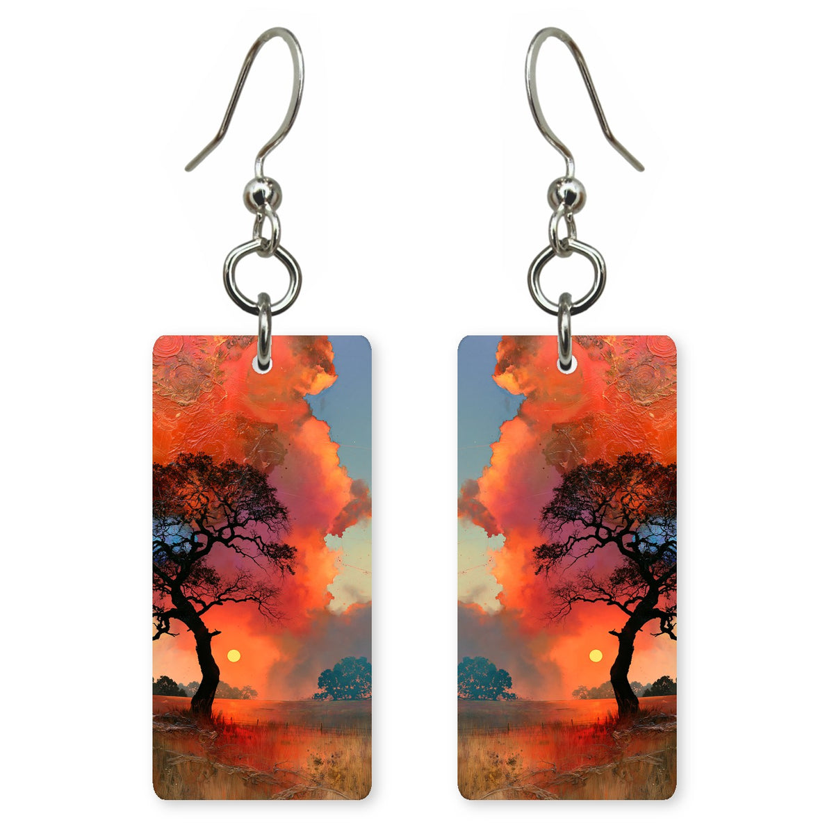 Blaze Orange Bravado Earrings | FWX2270