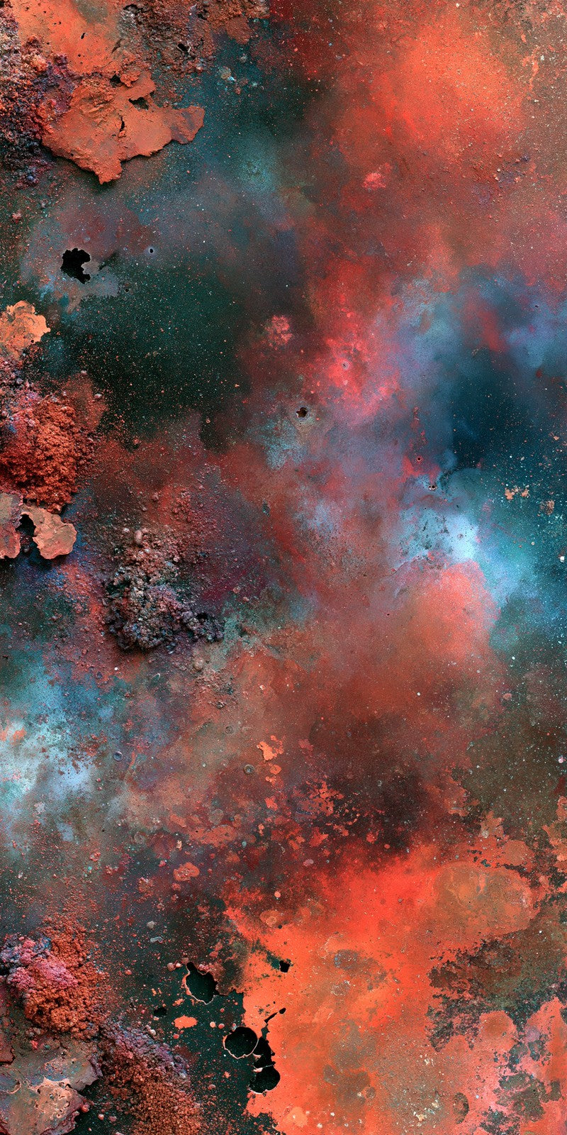 Crimson Teal Vastness Earrings | FWX2273