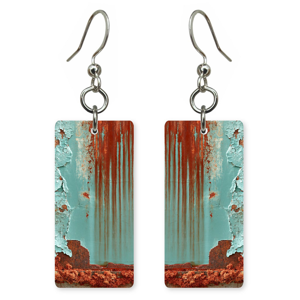 Weathered Aqua Longing Earrings | FWX2282