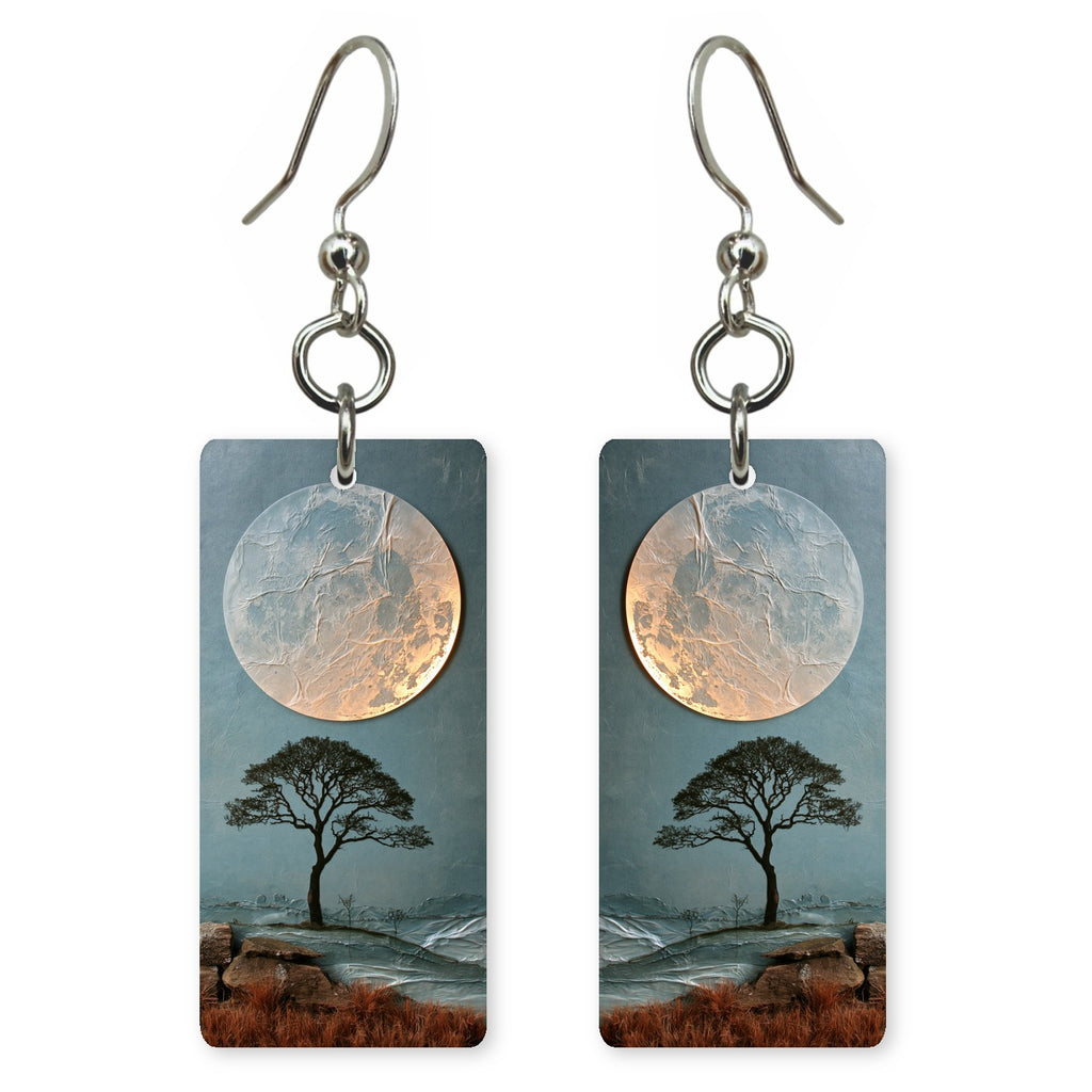 Silver Slate Repose Earrings | FWX2283