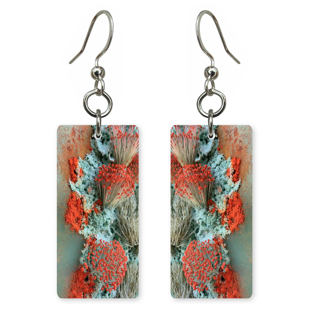 Coral Sage Delicacy Earrings | FWX2292