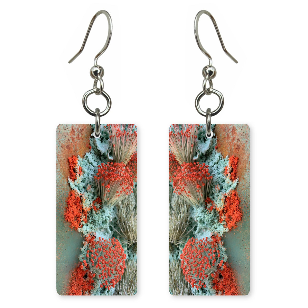 Coral Sage Delicacy Earrings | FWX2292
