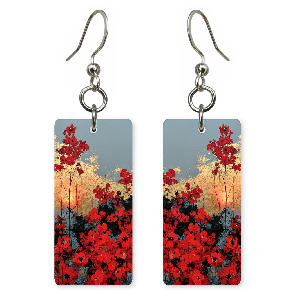 Scarlet Gold Poignancy Earrings | FWX2294