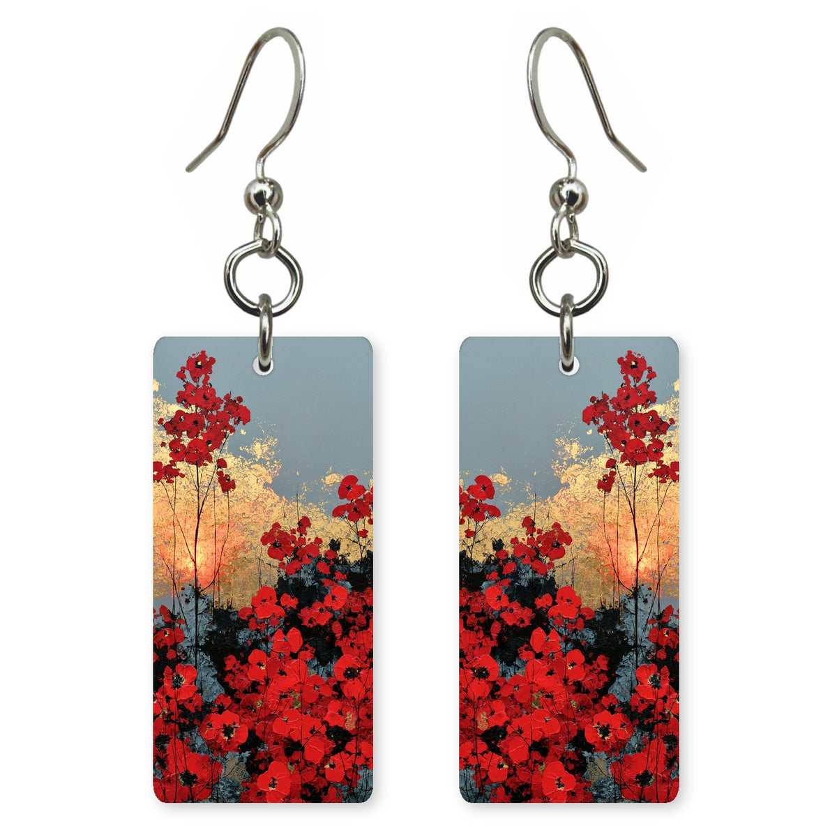 Scarlet Gold Poignancy Earrings | FWX2294