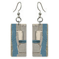 Ash Blue Restraint Earrings | FWX2299