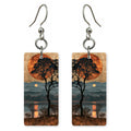 Bronze Black Reverie Earrings | FWX2300