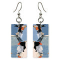 Ink Blue Disarray Earrings | FWX2301