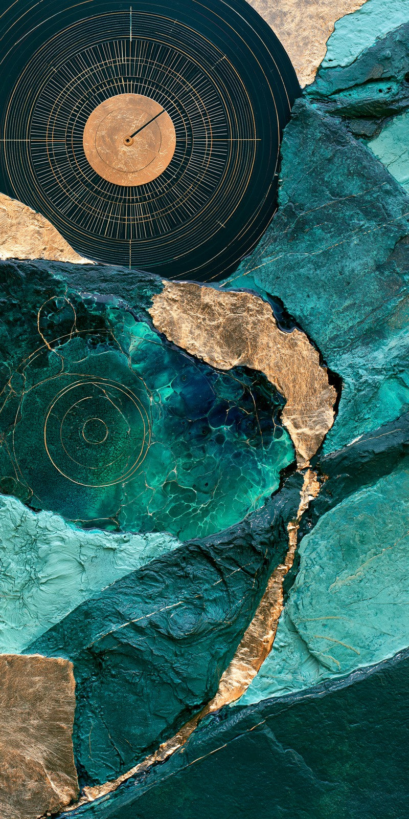 Teal Dial Patience Earrings | FWX2302