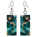 Teal Dial Patience Earrings | FWX2302