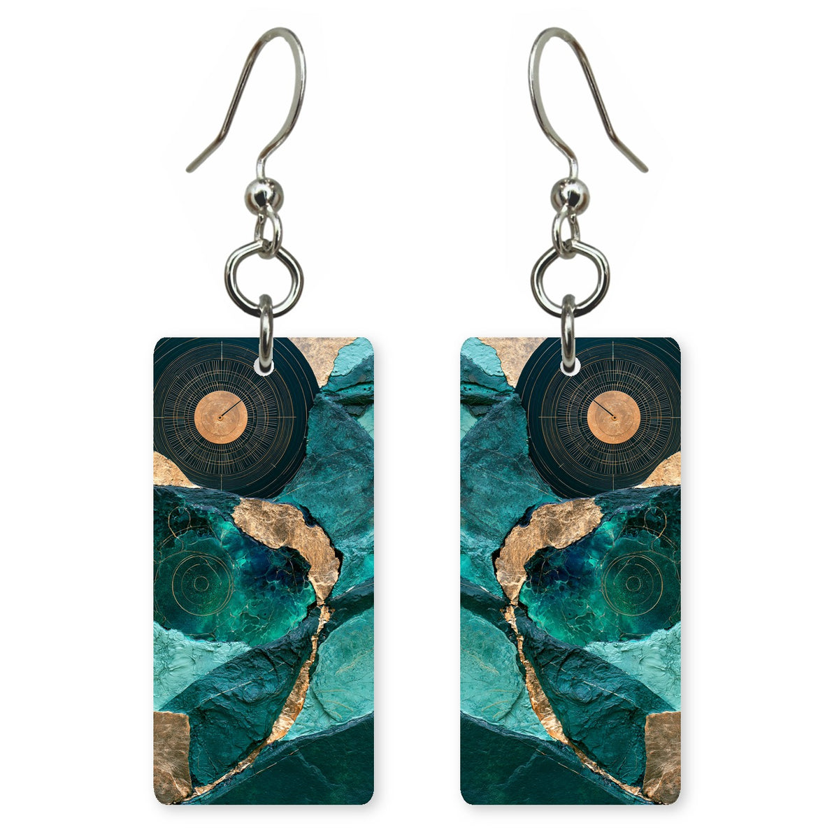 Teal Dial Patience Earrings | FWX2302