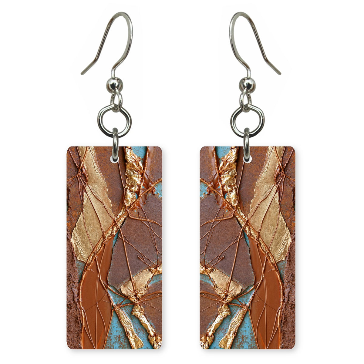 Copper Blue Longing Earrings | FWX2308